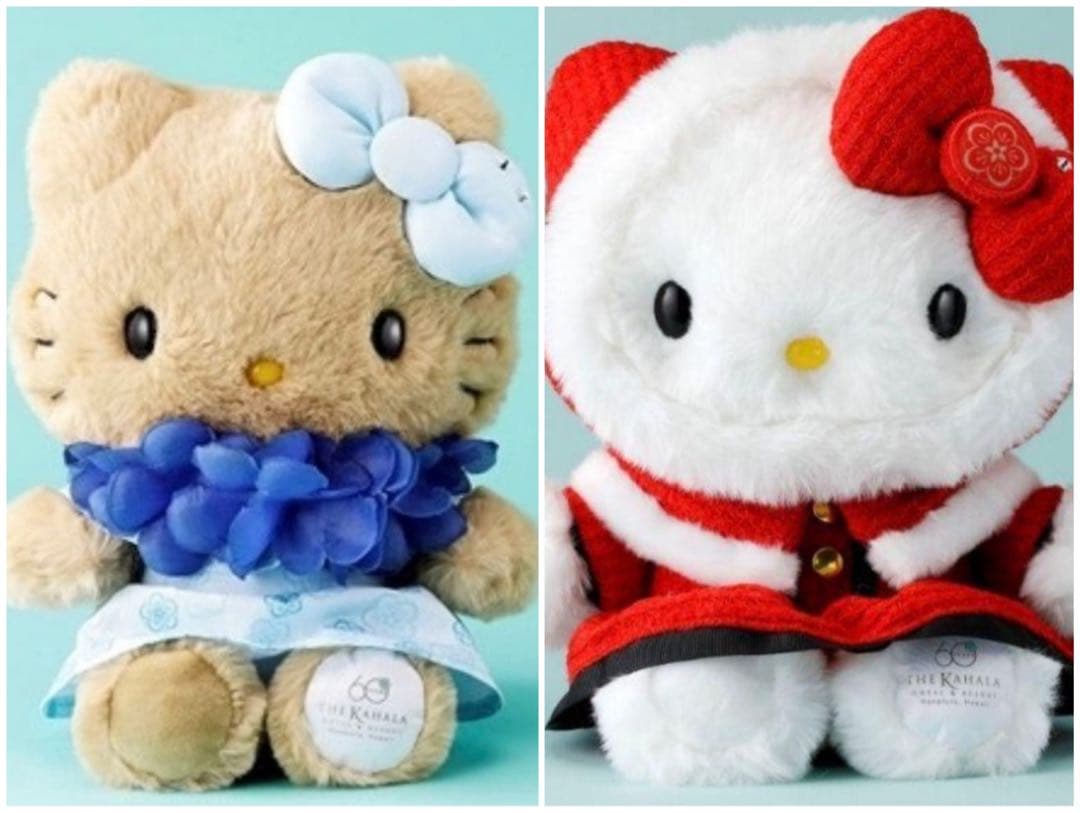 エクシブ カハラホテル 日焼け クリスマス キティ ぬいぐるみ セット キティー