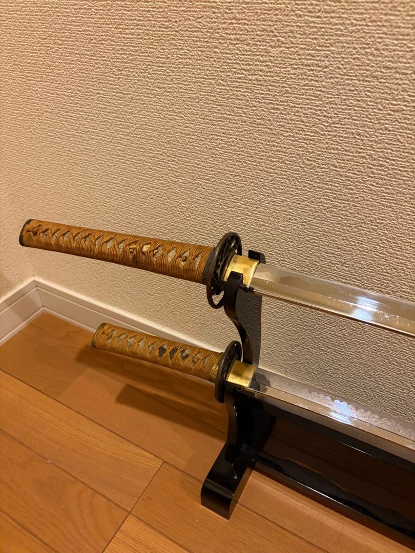 高級居合刀 黎銘穿 ＆ 高級模造刀 脇差 金虎龍