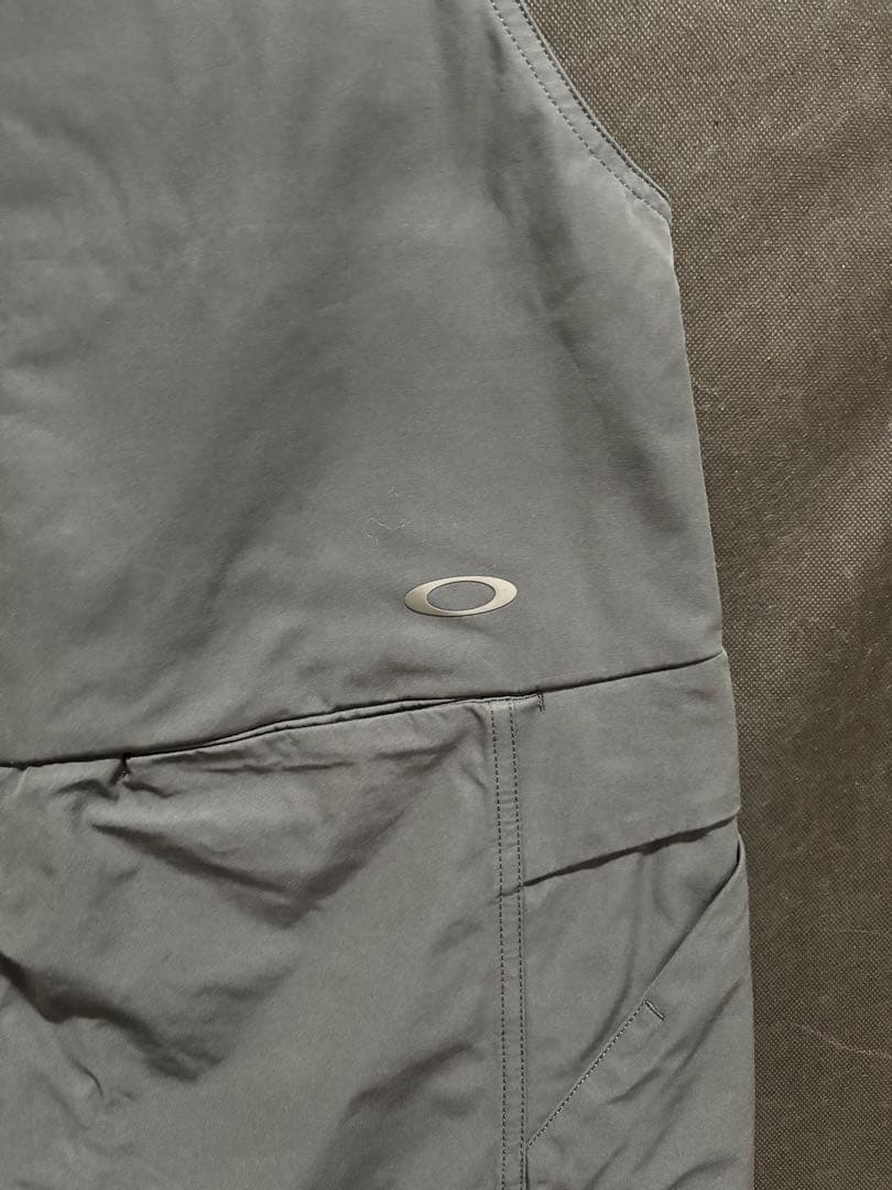 新品 OAKLEY ブラック スノーボード ビブパンツ Lサイズ オークリー防水