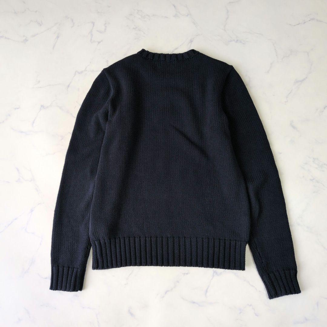 POLO RALPHLAUREN アイコニックフラッグ セーター ネイビー M