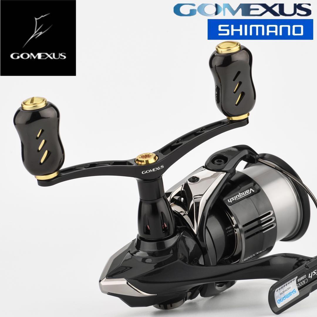 ゴメクサス/チタン22㎜/シマノS2 ダブルハンドル 98mm/ブラックゴールド