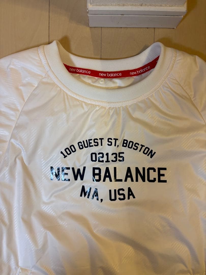 ★週末限定値下★ニューバランスゴルフ 2way 中綿 スニード ジャケ白サイズ6