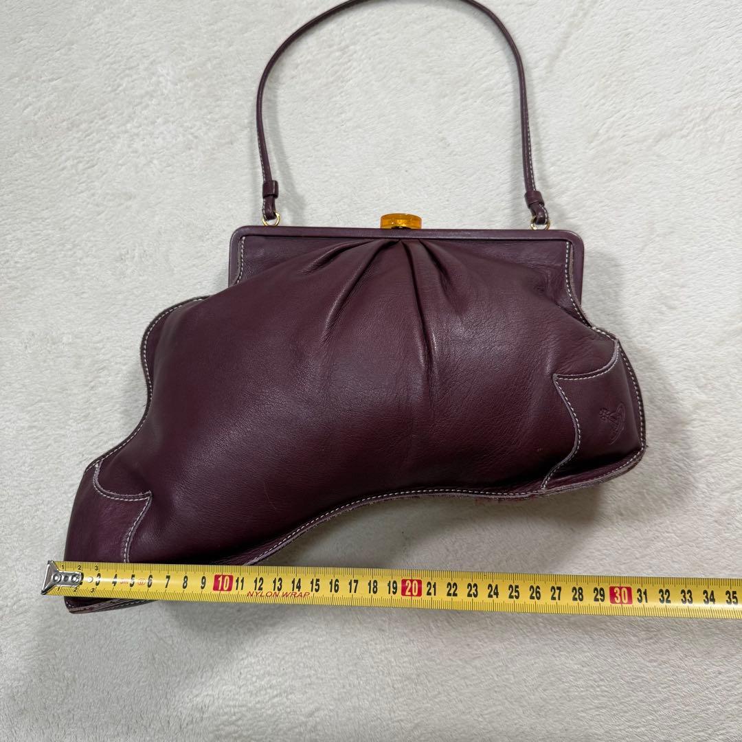 超希少 Vivienne Westwood オーブ 変形 がま口 サドルバッグ