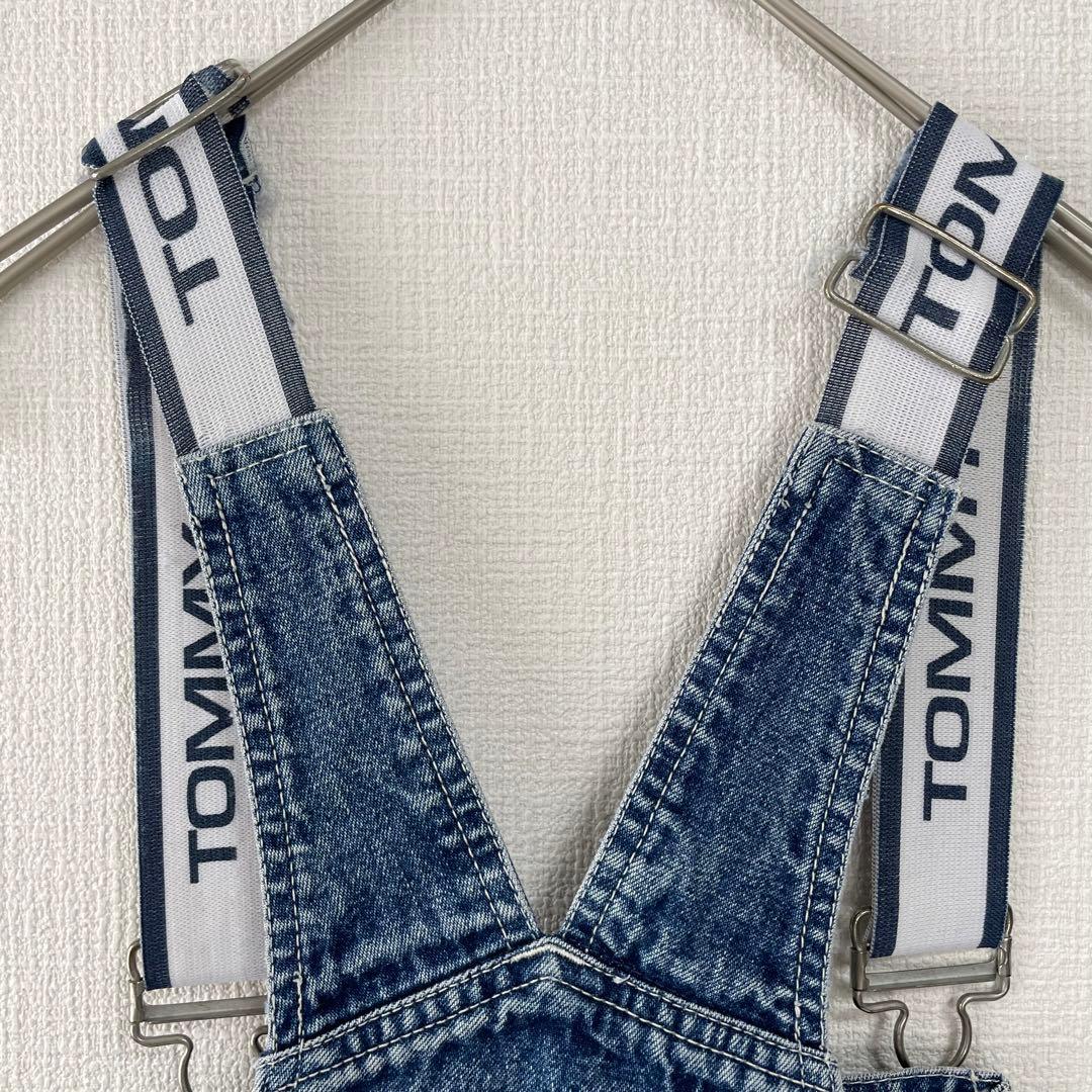 トミーヒルフィガー　オーバーオール　L 大きいサイズ　希少　90s ロゴ　デニム