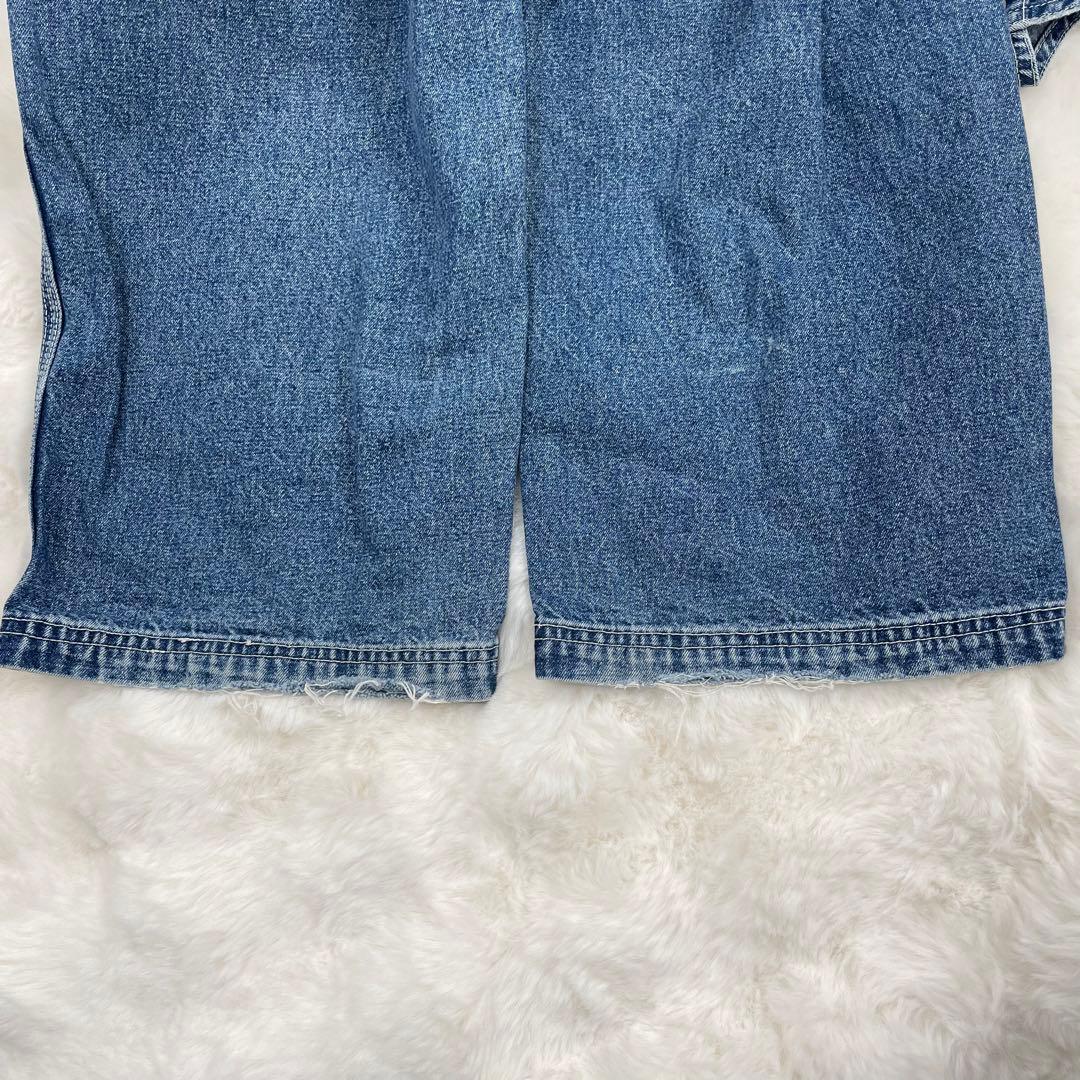 トミーヒルフィガー　オーバーオール　L 大きいサイズ　希少　90s ロゴ　デニム