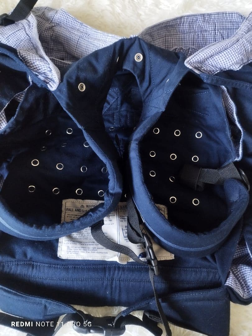 極美品】WEEGO TWIN ウィーゴツイン　ネイビー　2人用抱っこ紐