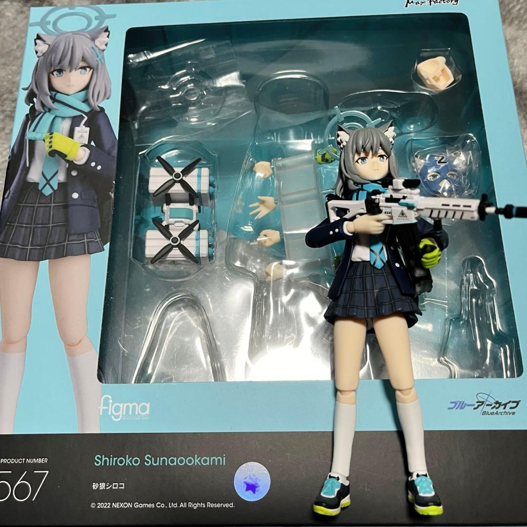 figma ブルーアーカイブ　砂狼シロコ　おまけくら寿司　夜見れな