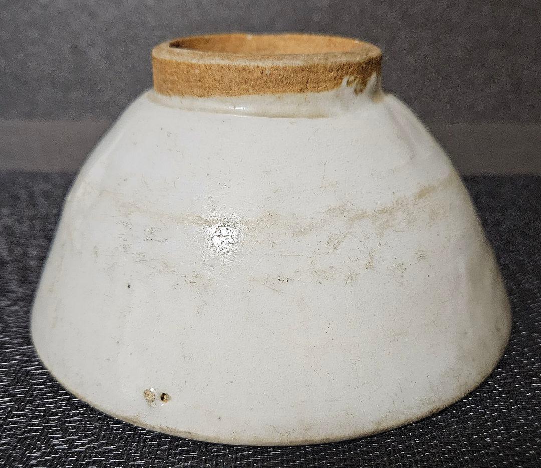 【本物保証❗】李氏朝鮮時代　韓国古陶磁器　李朝白磁　大碗　菓子鉢　茶道具　茶器