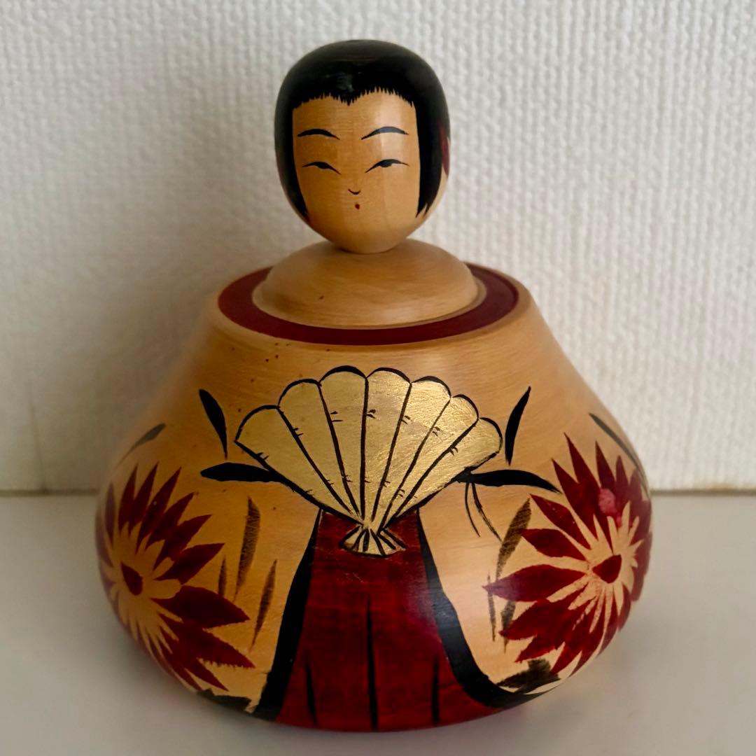 鳴子系　柿澤是伸　雛こけし　【まとめ買い申請でお値引】伝統工芸　レトロ