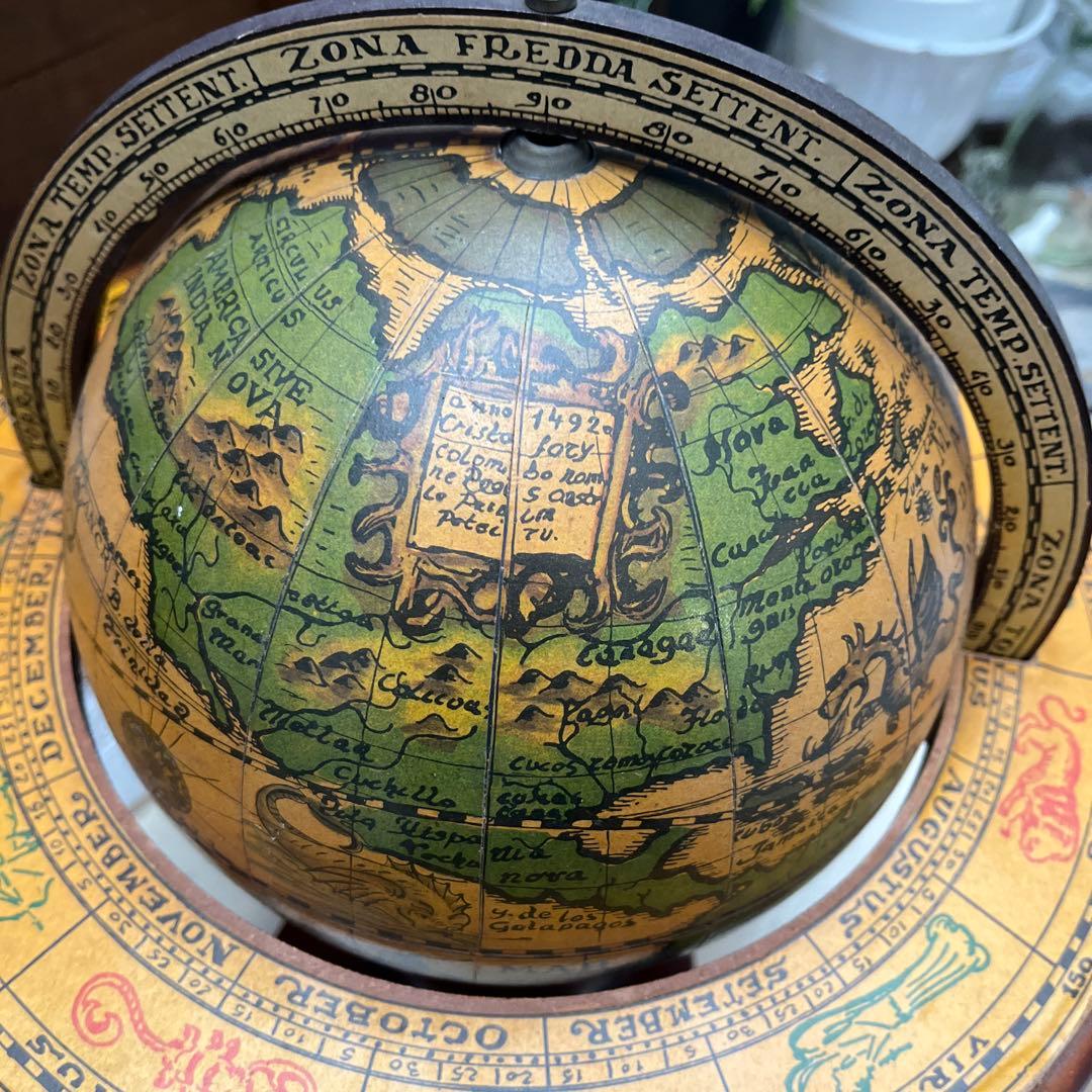 ITALY イタリアヴィンテージ 黄道十二宮の地球儀