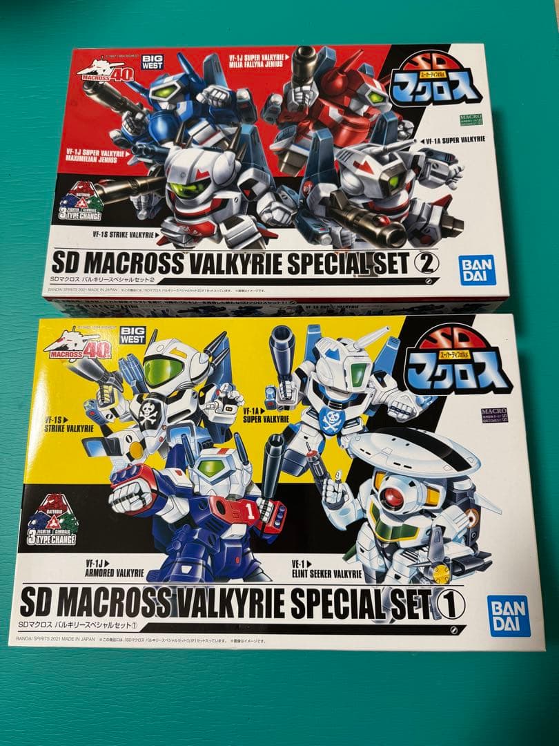 SDマクロスバルキリー スペシャルセット 1 & 2セット