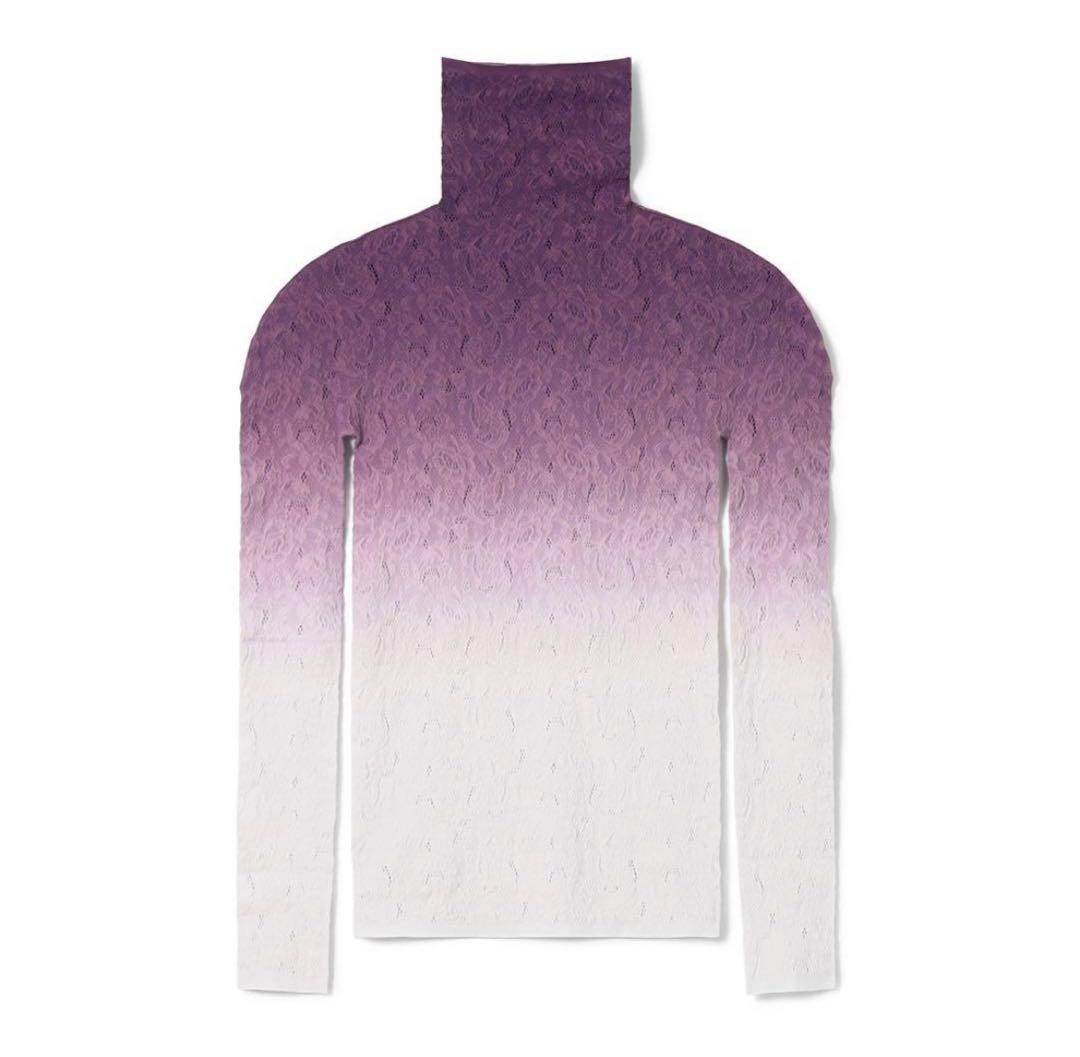 長袖　グラデーション　紫　パープル　バレエ　新品　レディース