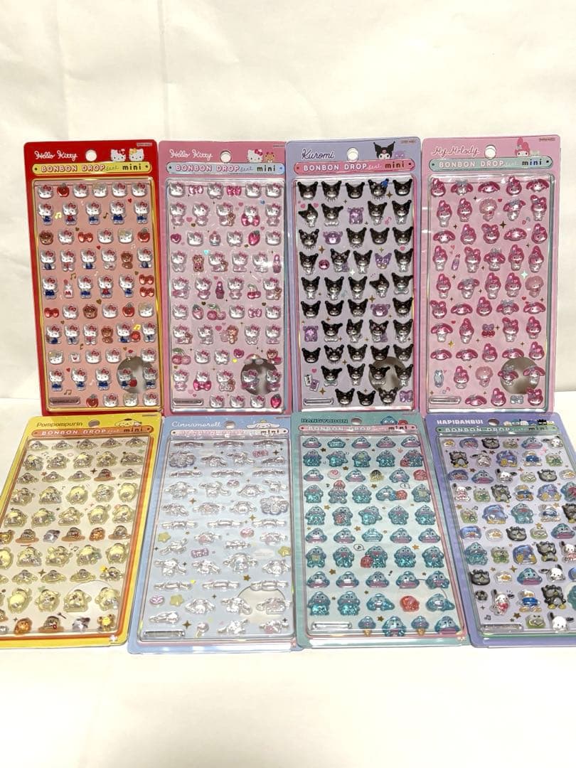ボンボンドロップシール サンリオ mini （正規品）8種類