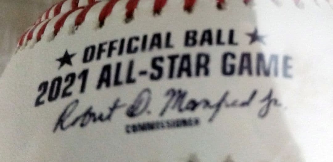 【新品】2個 2021年 MLBオールスター公式球＆大谷選手プリントボールセット
