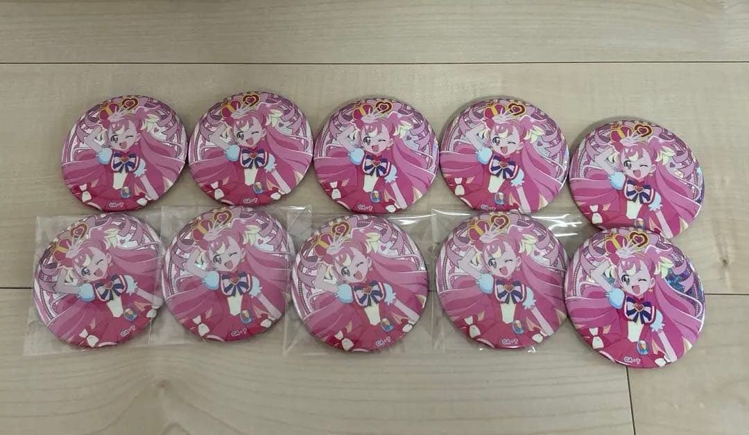 わんだふるぷりきゅあ！ キュアワンダフル ブルジュラホログラム缶バッジ セット