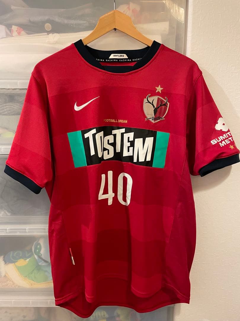 正規品 2010 鹿島アントラーズ レプリカユニフォームMサイズ