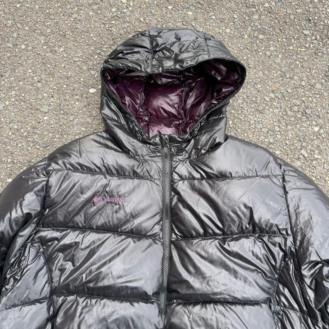 コロンビア ダウン アルパイン 短丈 パープル cityboy city テック
