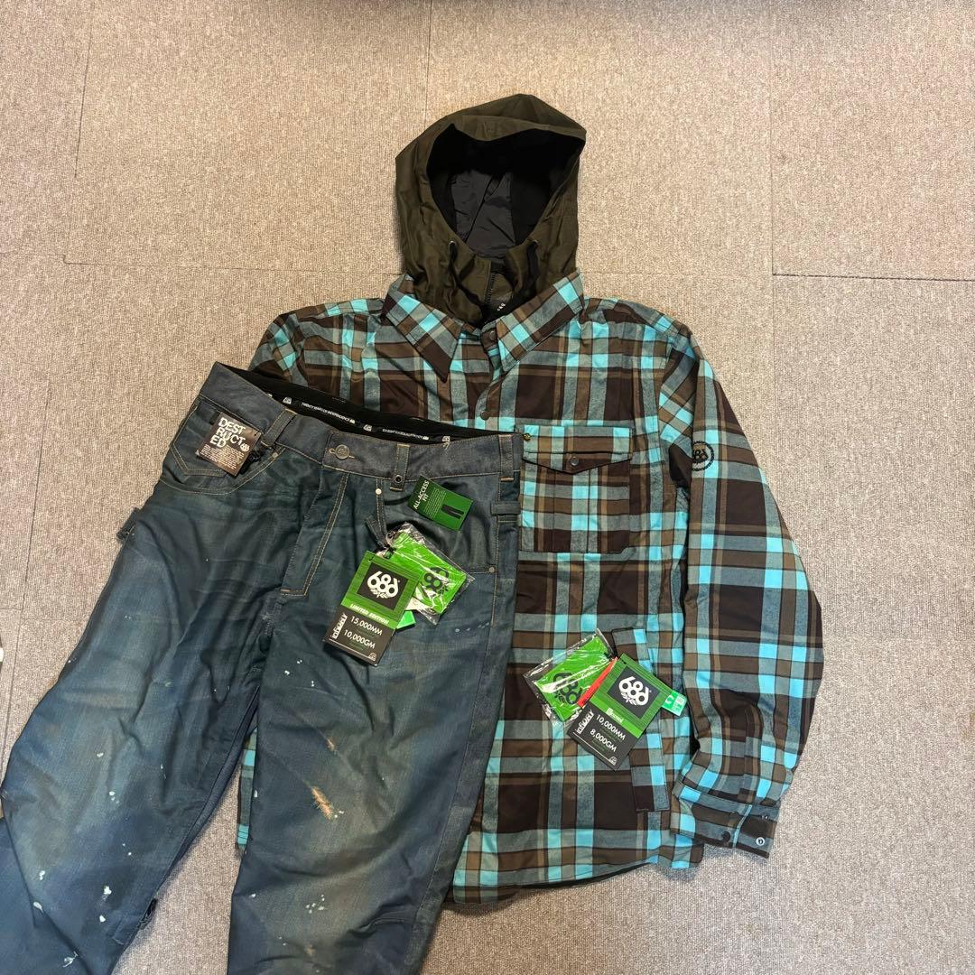 686 スノーボードウェア 上下 メンズ