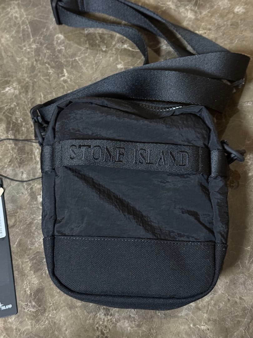 STONE  ブラックショルダーバッグ