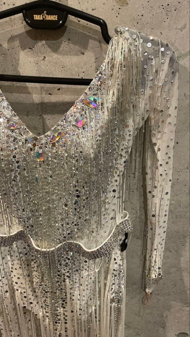 TAKADANCE タカダンス 白ラテンドレス 衣装