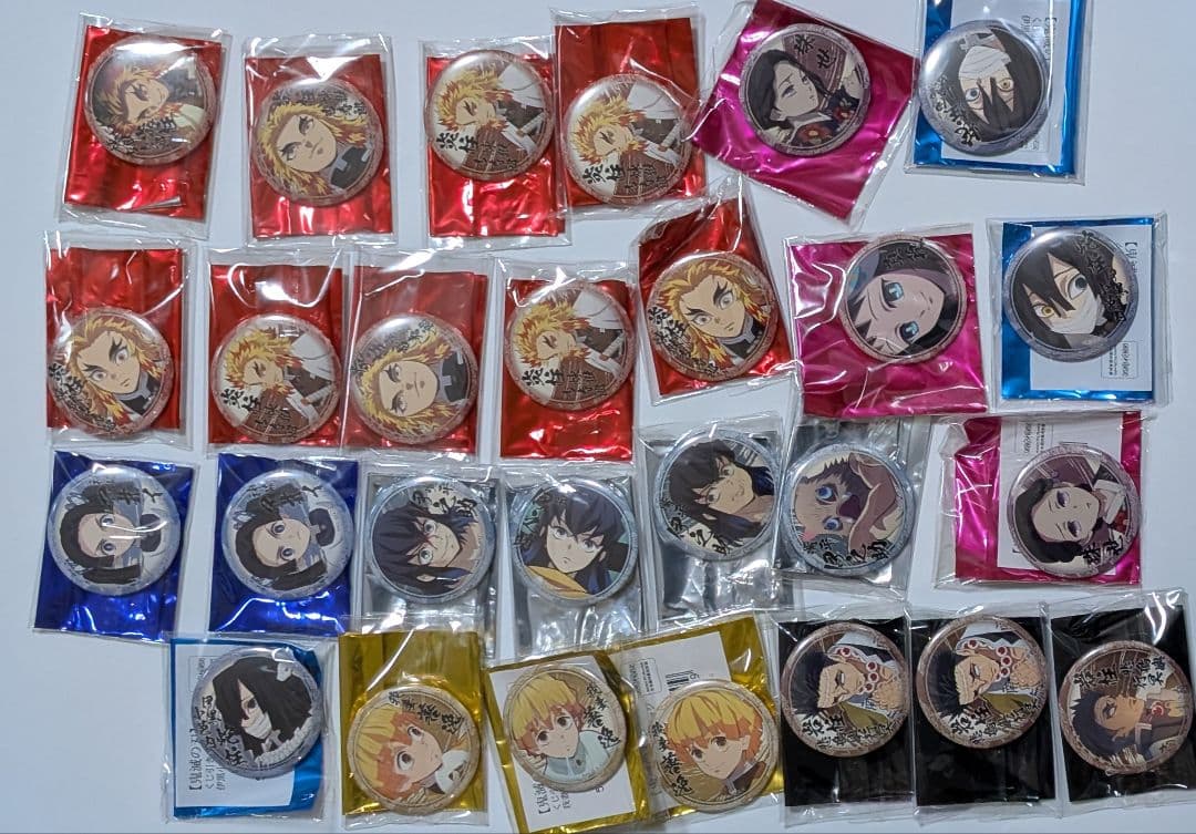 鬼滅の刃 絵巻 缶バッジ　ufotable まとめ売り