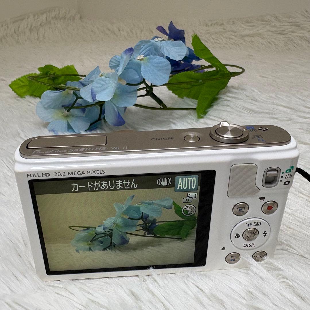 美品　Canon PowerShot SX610HS PC2192 白　動作品