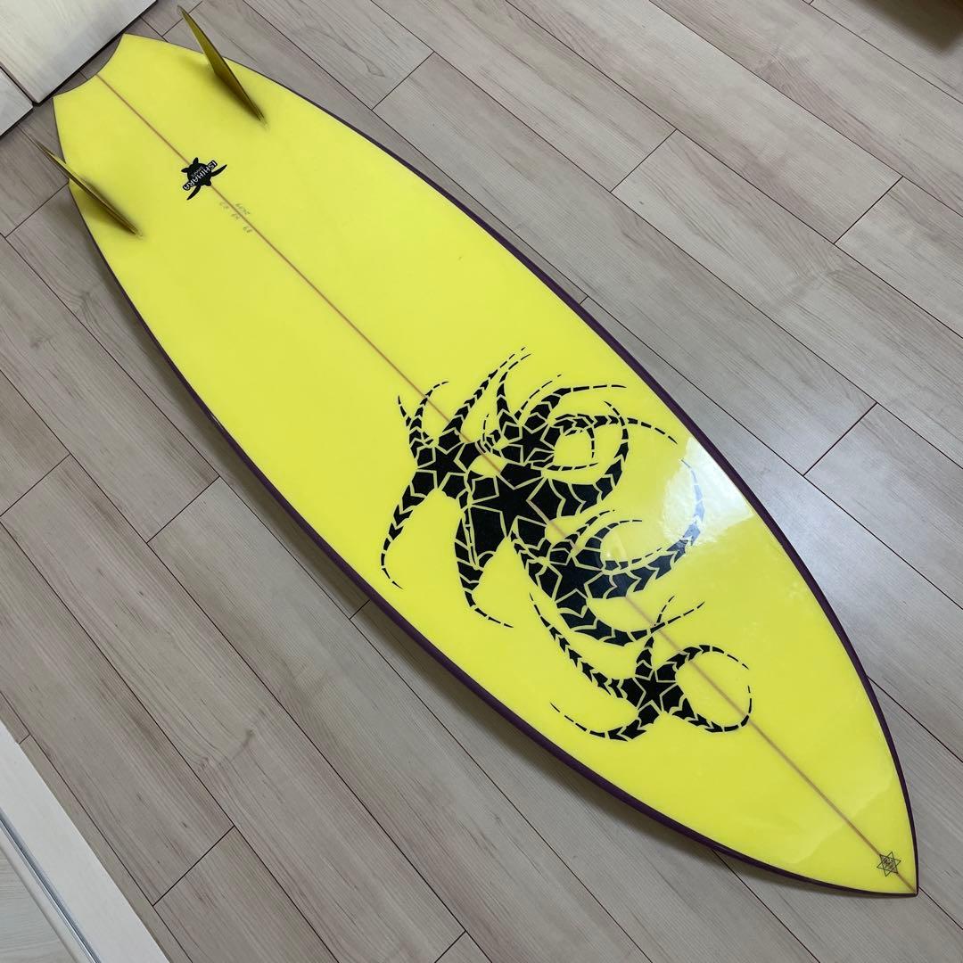 美品❣️ Warm Current サーフボード　ファンボード　ツインフィン