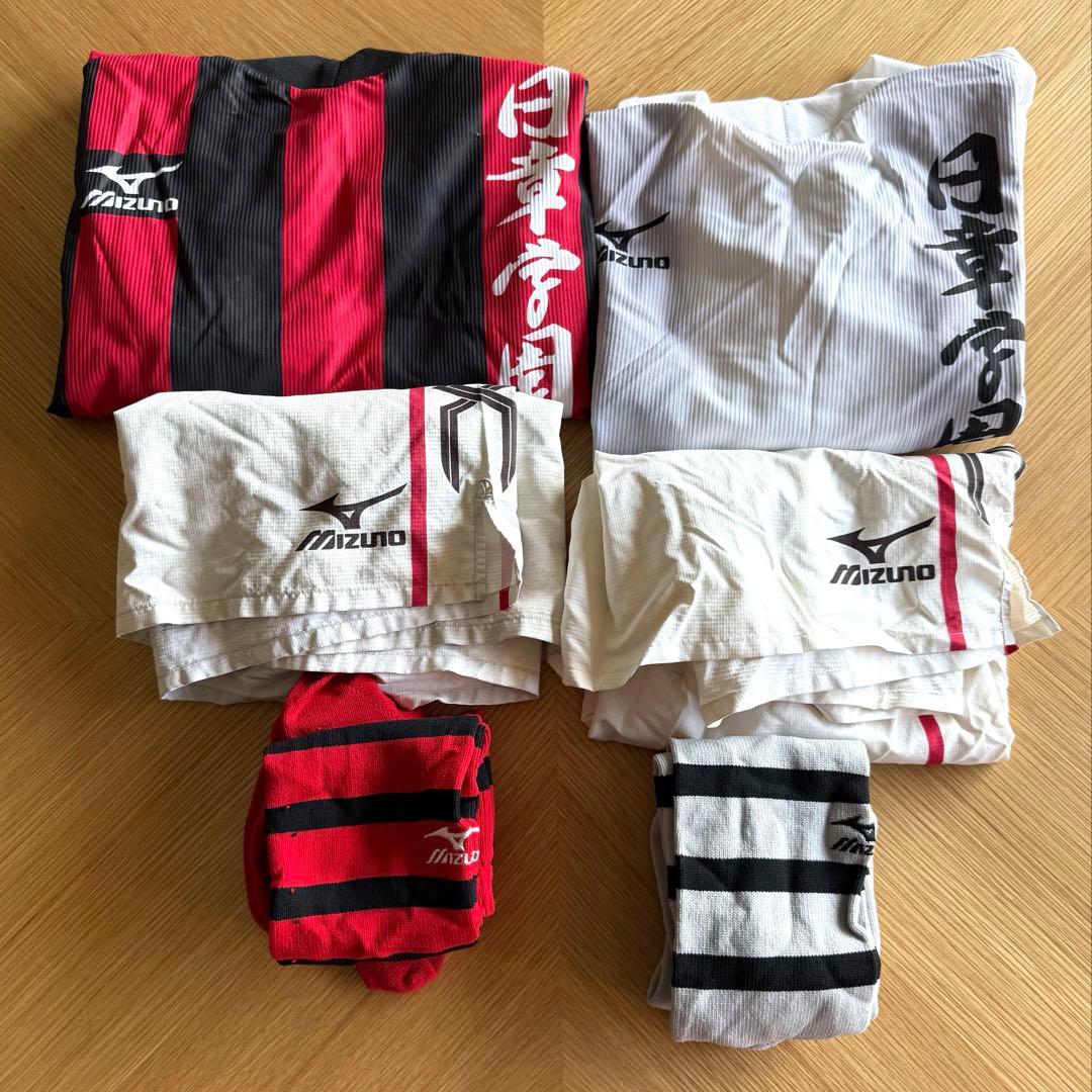 日章学園高校ユニフォームフルセット赤白