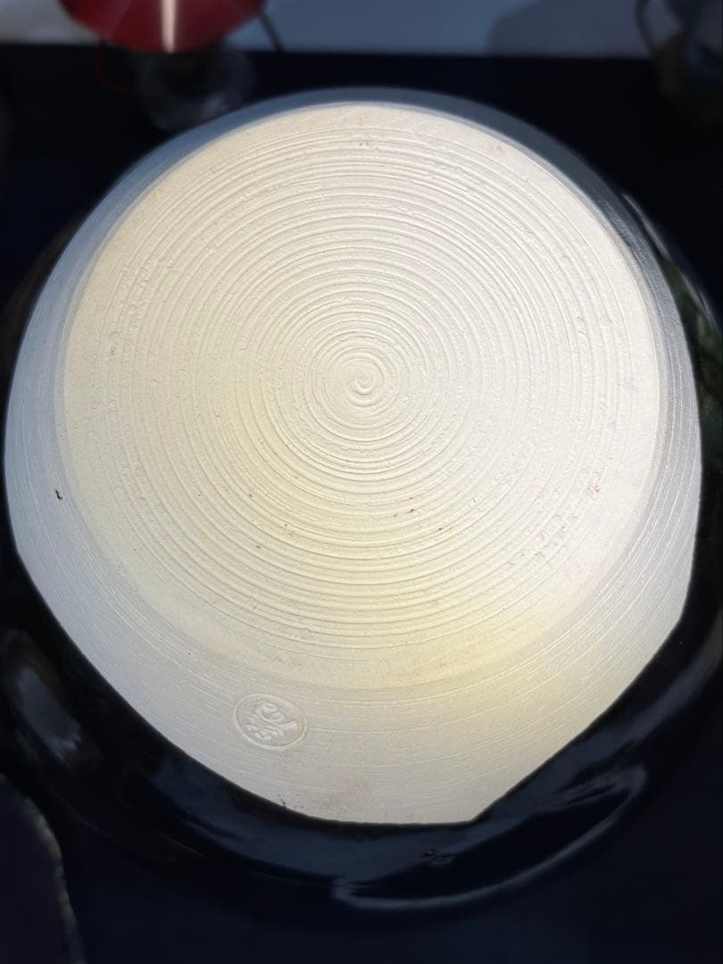 名工【加藤健】源九郎窯 志野茶入 飾壷 完品 網仕覆付 茶道具 時代 骨董 逸品