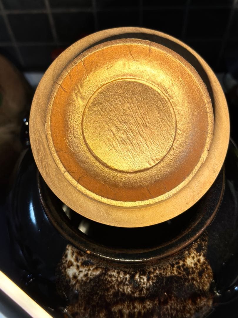 名工【加藤健】源九郎窯 志野茶入 飾壷 完品 網仕覆付 茶道具 時代 骨董 逸品