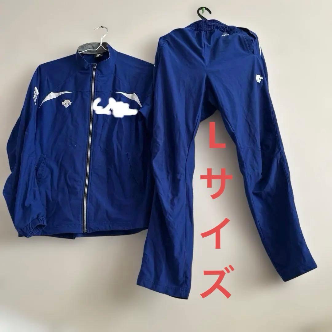 デサント　千葉 陸上 ジャージ 上下セット　ウインドブレーカーセットアップ