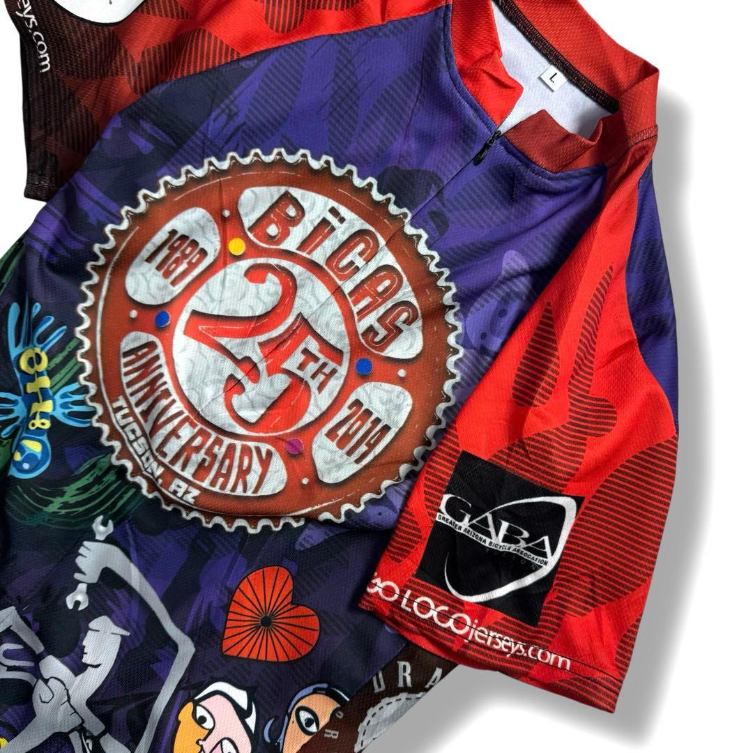 非売品 BICAS／GOLOCO別注 25周年 アートサイクルジャージ