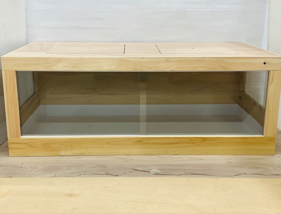 木製ケージ　1200×600×450　小動物、爬虫類用　未使用品