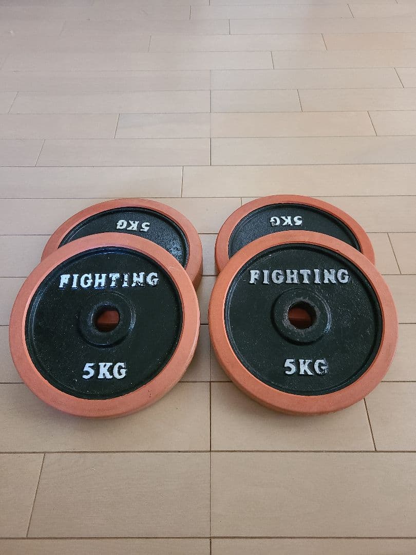 ファイティングロード ダンベルプレート 5KG 4枚セット