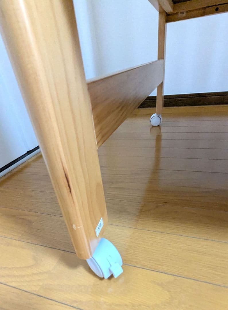 KATOJI ハイポジションベビーベッド アーチ ナチュラル 説明書付き