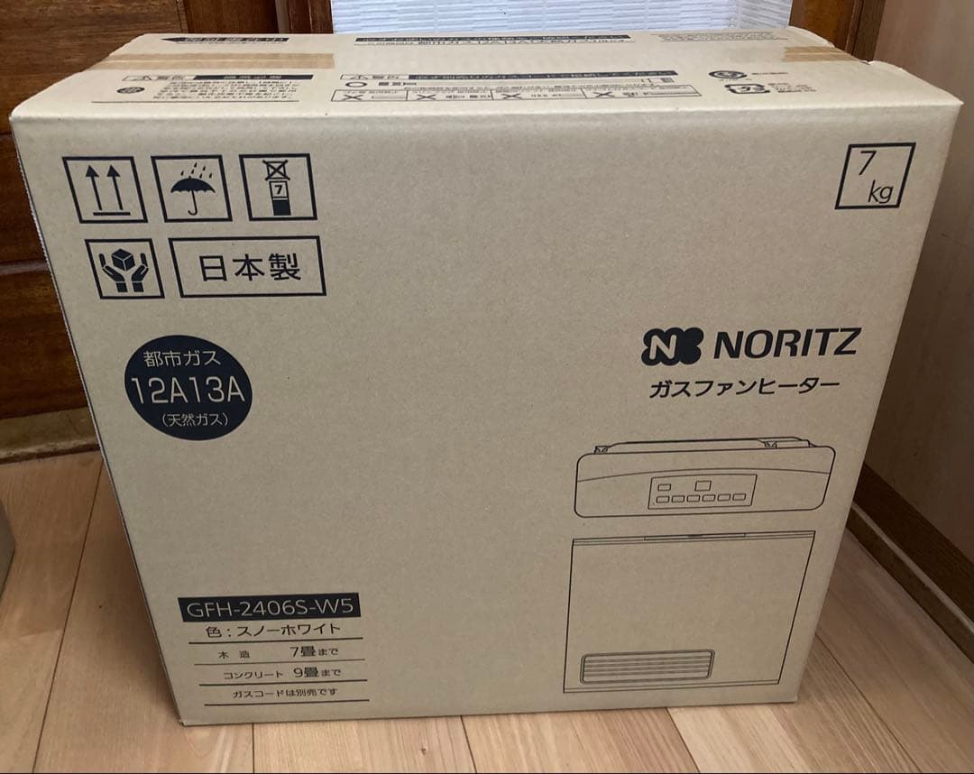 ノーリツ GFH-2406S-W5ガスファンヒーター