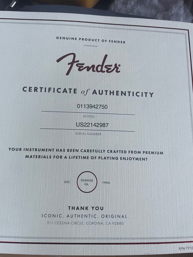 fender American professional ii テレキャスター