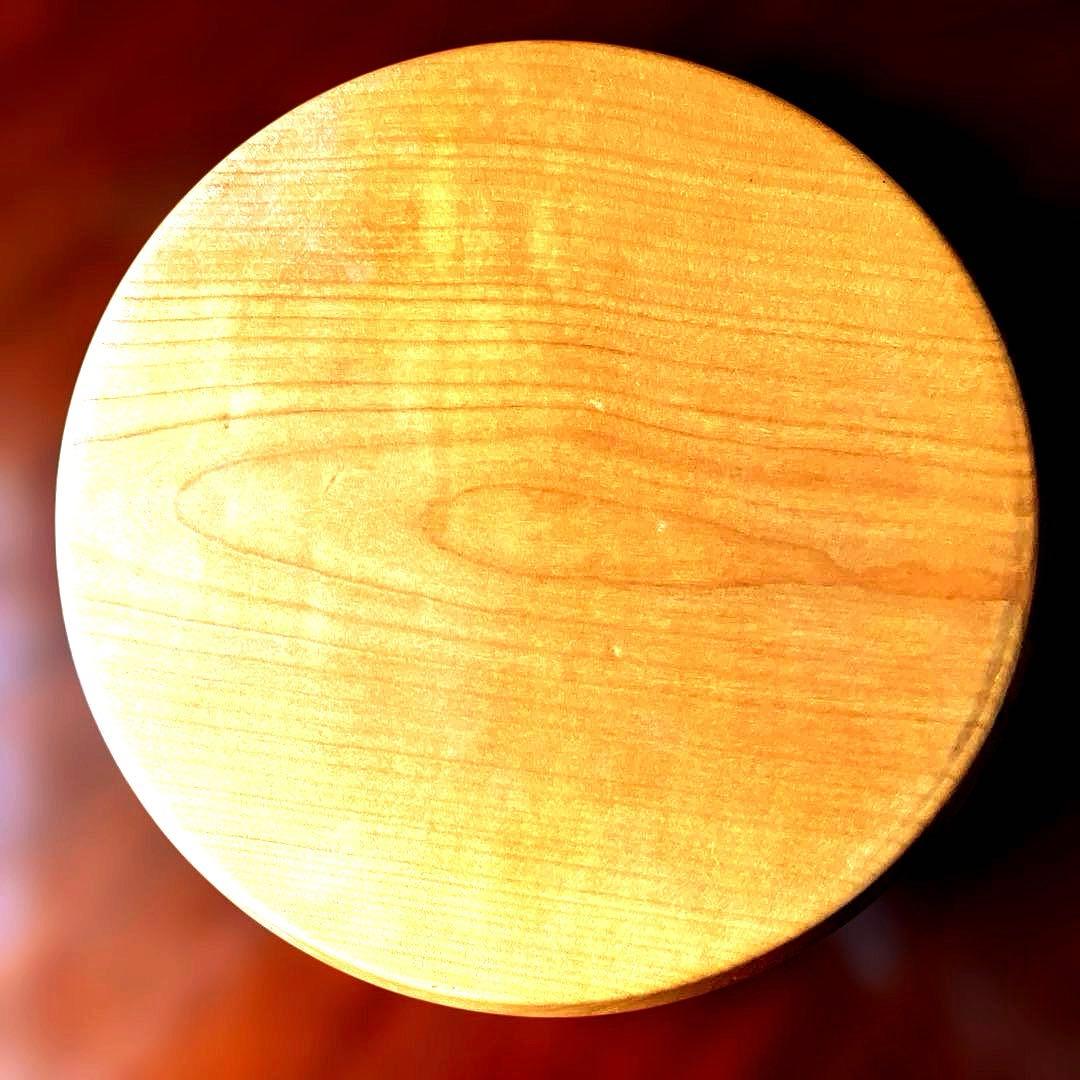 三谷龍二 桜材 木製ラウンドトレイ　お盆　丸盆