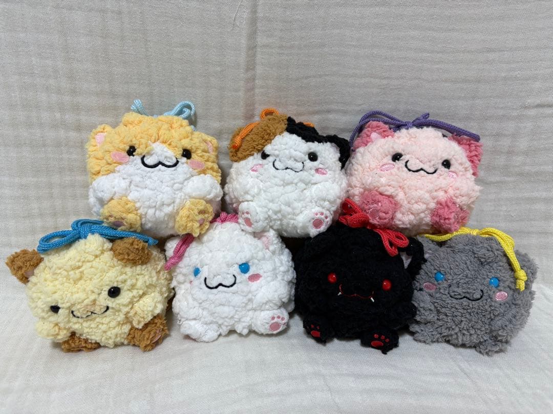 まるねこCLUB 巾着 ぬいぐるみ