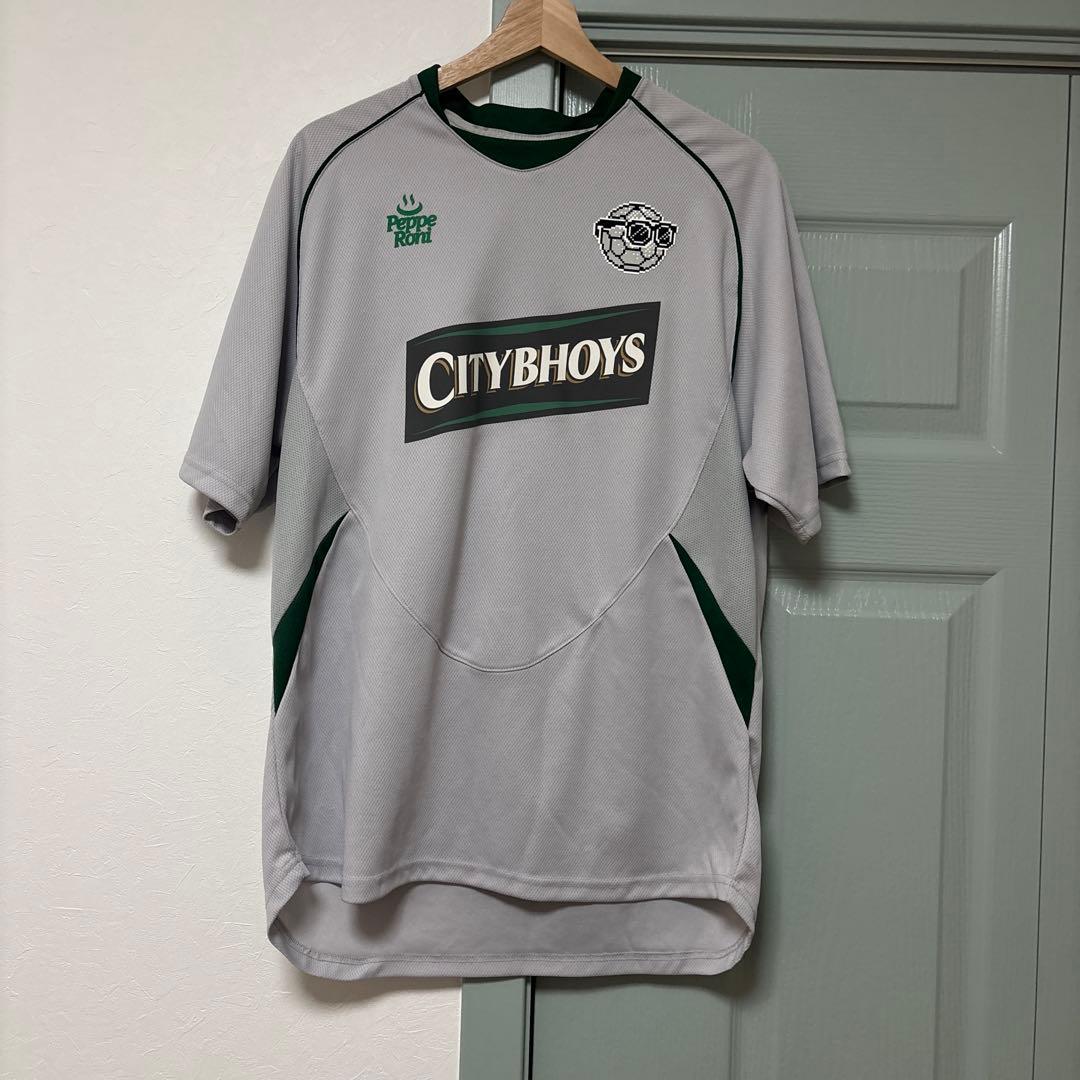 peppe roni CITYBHOYS サッカーシャツ グレー セルティック