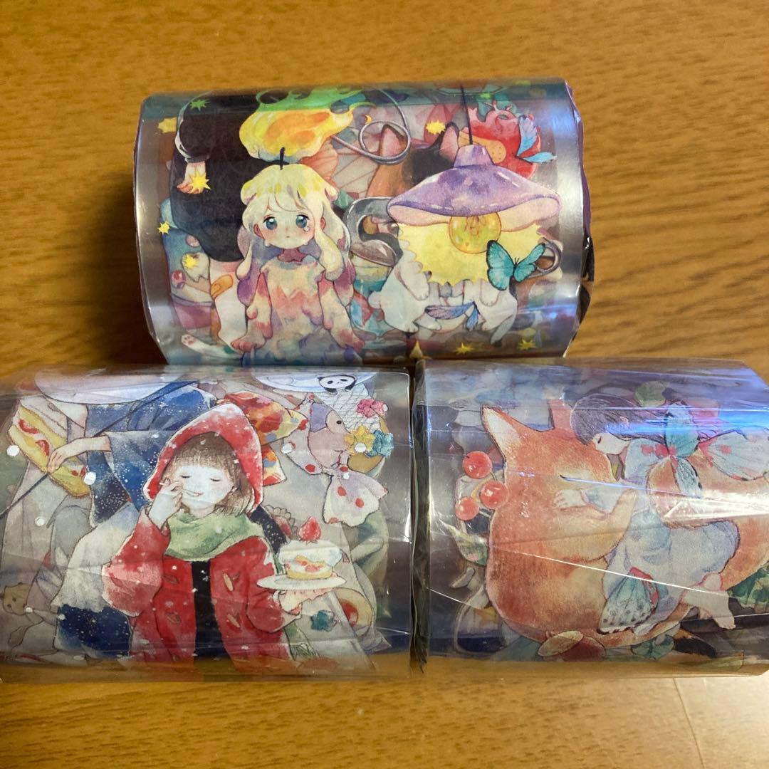 海外マステ　3個　PET