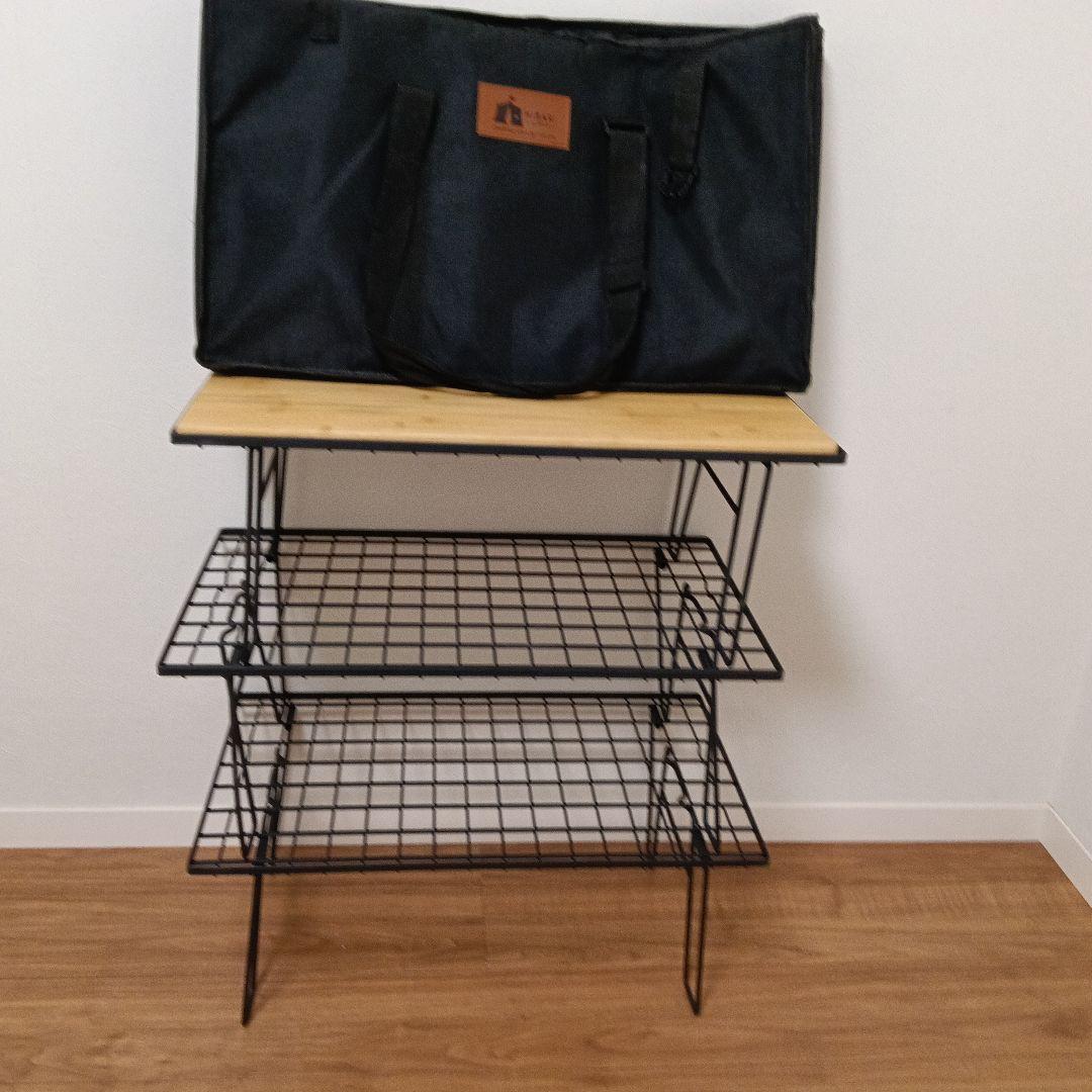 ＨＩＢＡＲＩフィールドラック3枚　天板✕1枚　専用バッグ✕1個