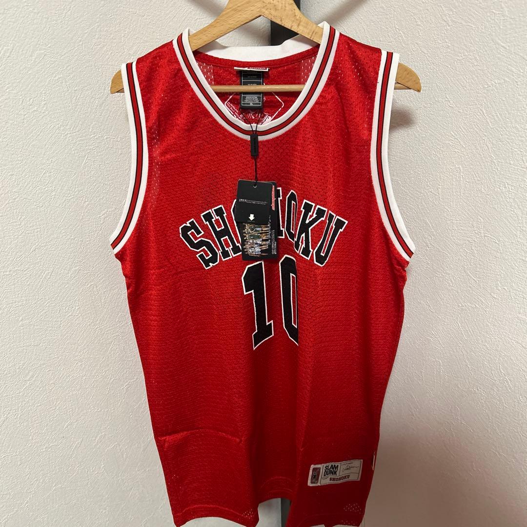 【新品】SLAM DUNK スラムダンク　#10 桜木花道　ユニホーム　XL