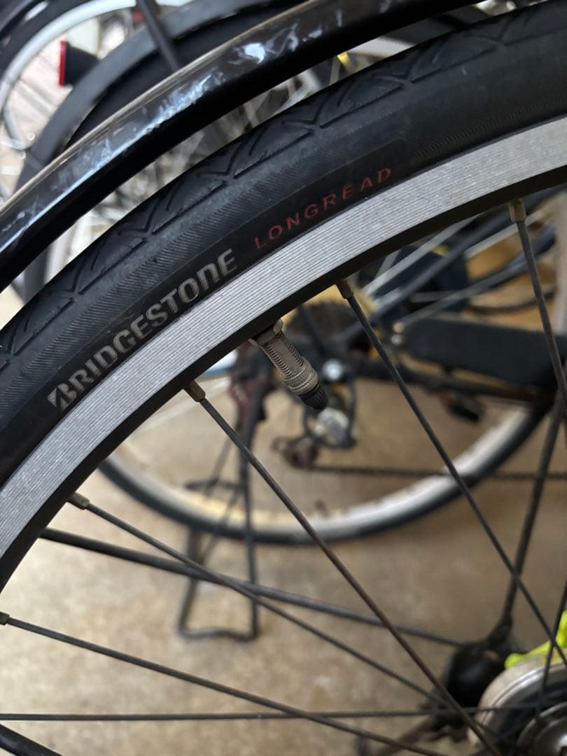 ブリヂストン クロスバイク ライムグリーン