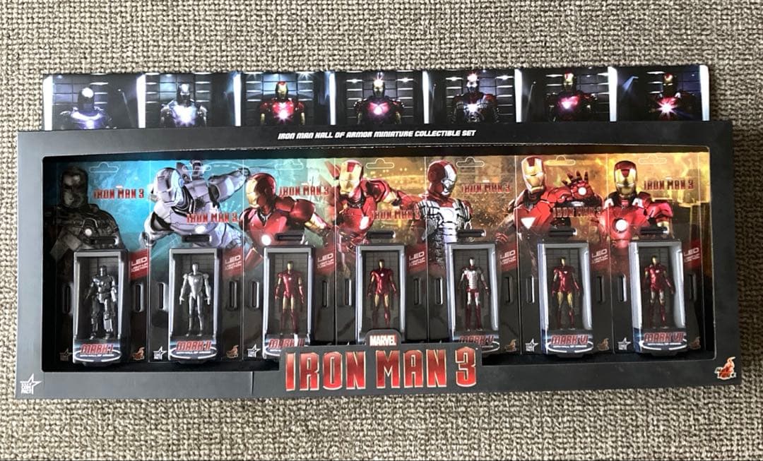 ホットトイズ　アイアンマン３　ホールオブアーマーセット