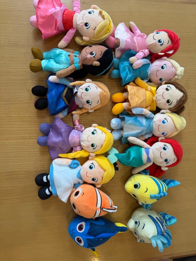 ディズニープリンセス ぬいぐるみ 15体セット