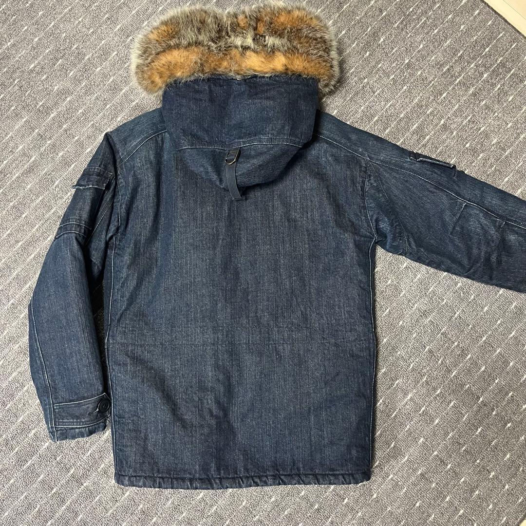 名作】00s OLD GAP オールドギャップ　デニム　N-3B Y2K ファー