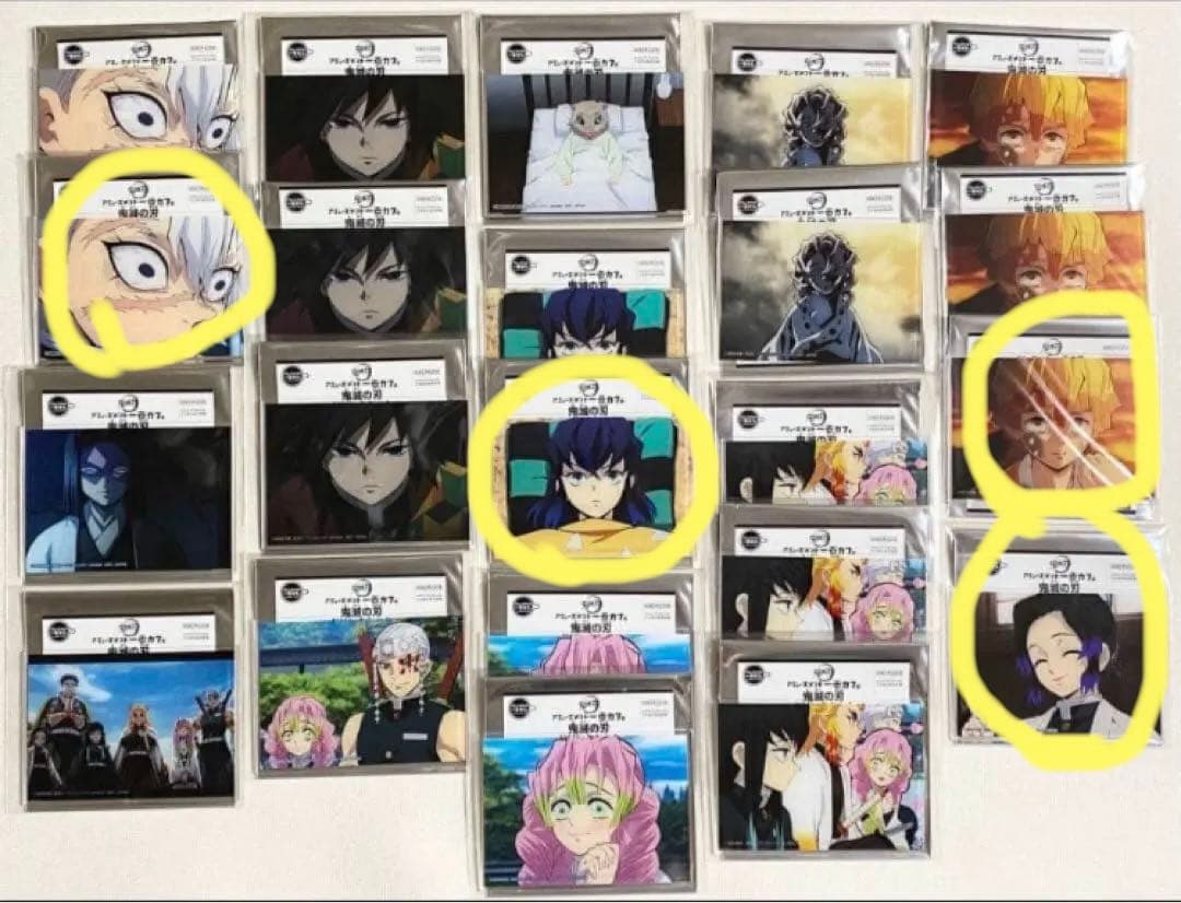 鬼滅の刃 一番カフェ アクリルプレート 繋がるスクエア缶 煉獄 29点セット