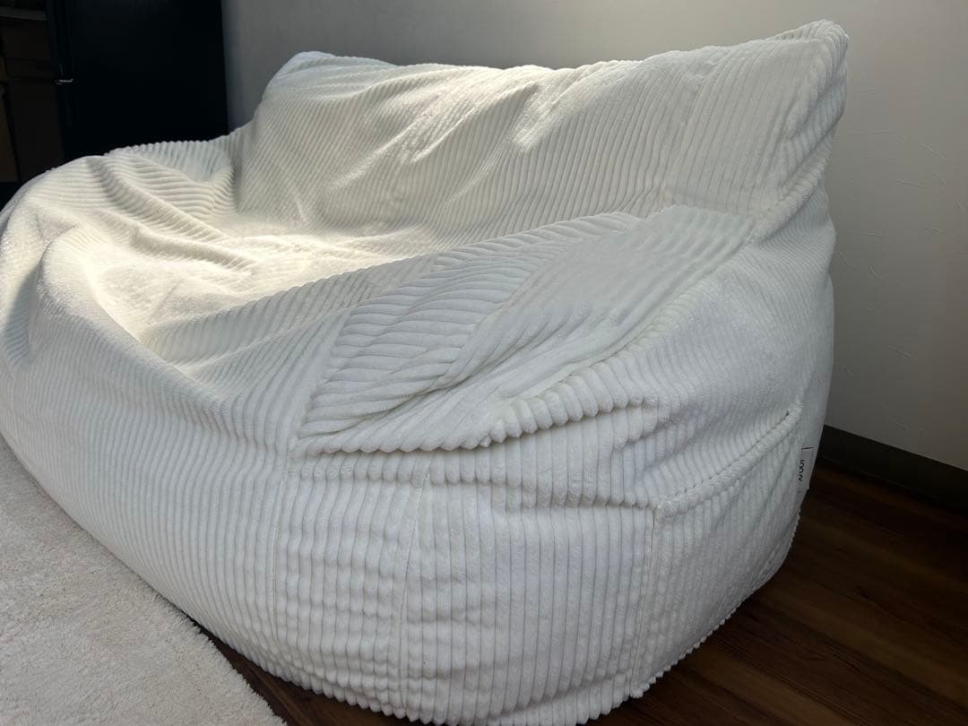 HUGME 2人掛けビーズソファ IVORY