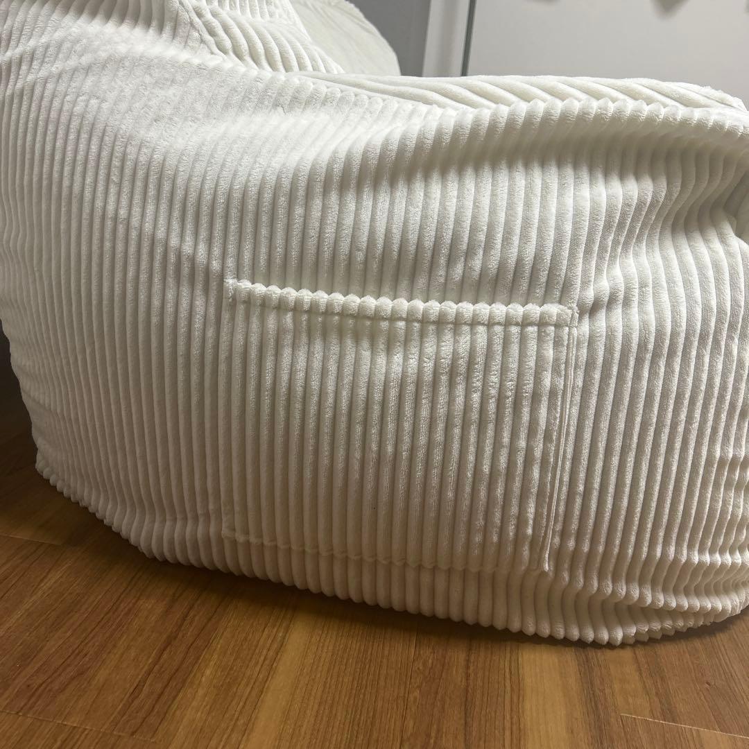 HUGME 2人掛けビーズソファ IVORY